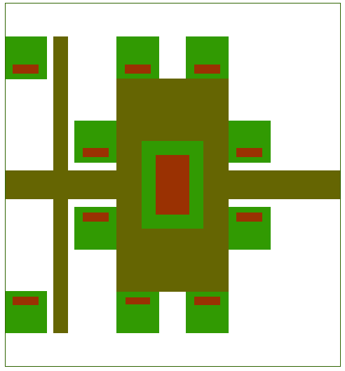 Utopic village with electric vehicle infrastructure built in