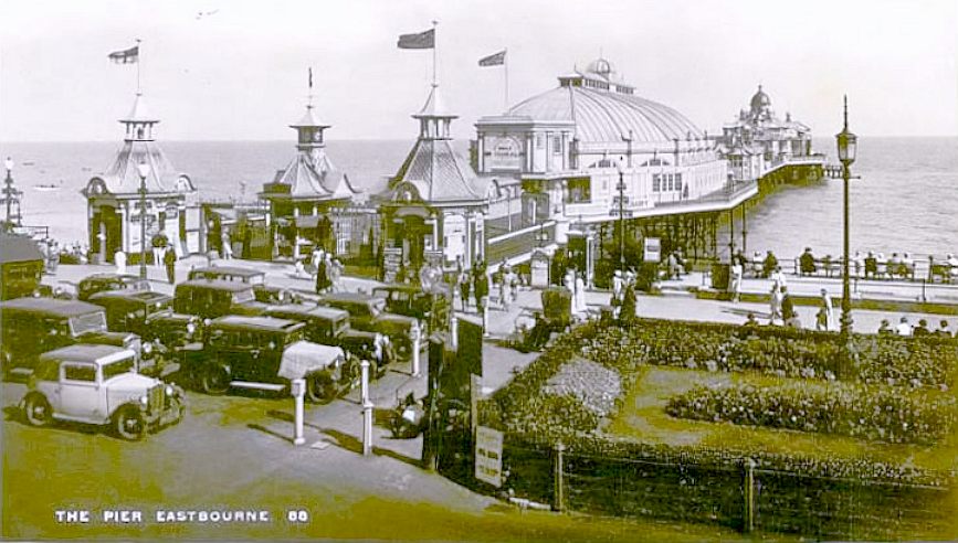 Eastbourne pier in 1956