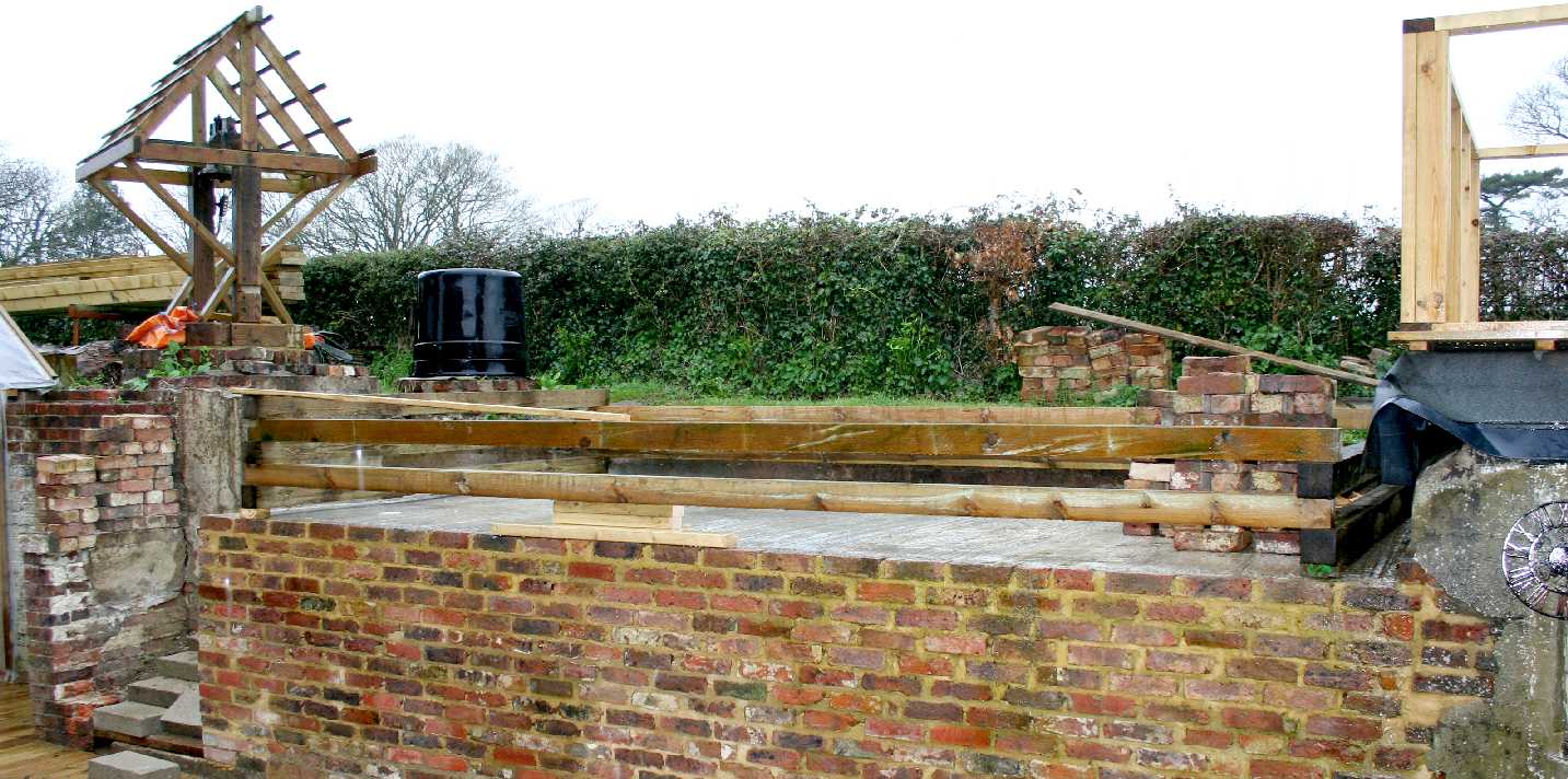 Historic well and coal bunker