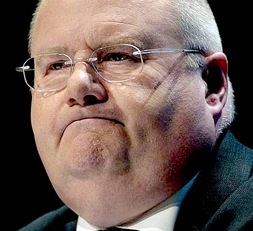 The right honourable Eric Pickles member of parliament and renowned private diner